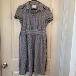 Court &Rowe black white Gingham Cottage Core dress, Size 12